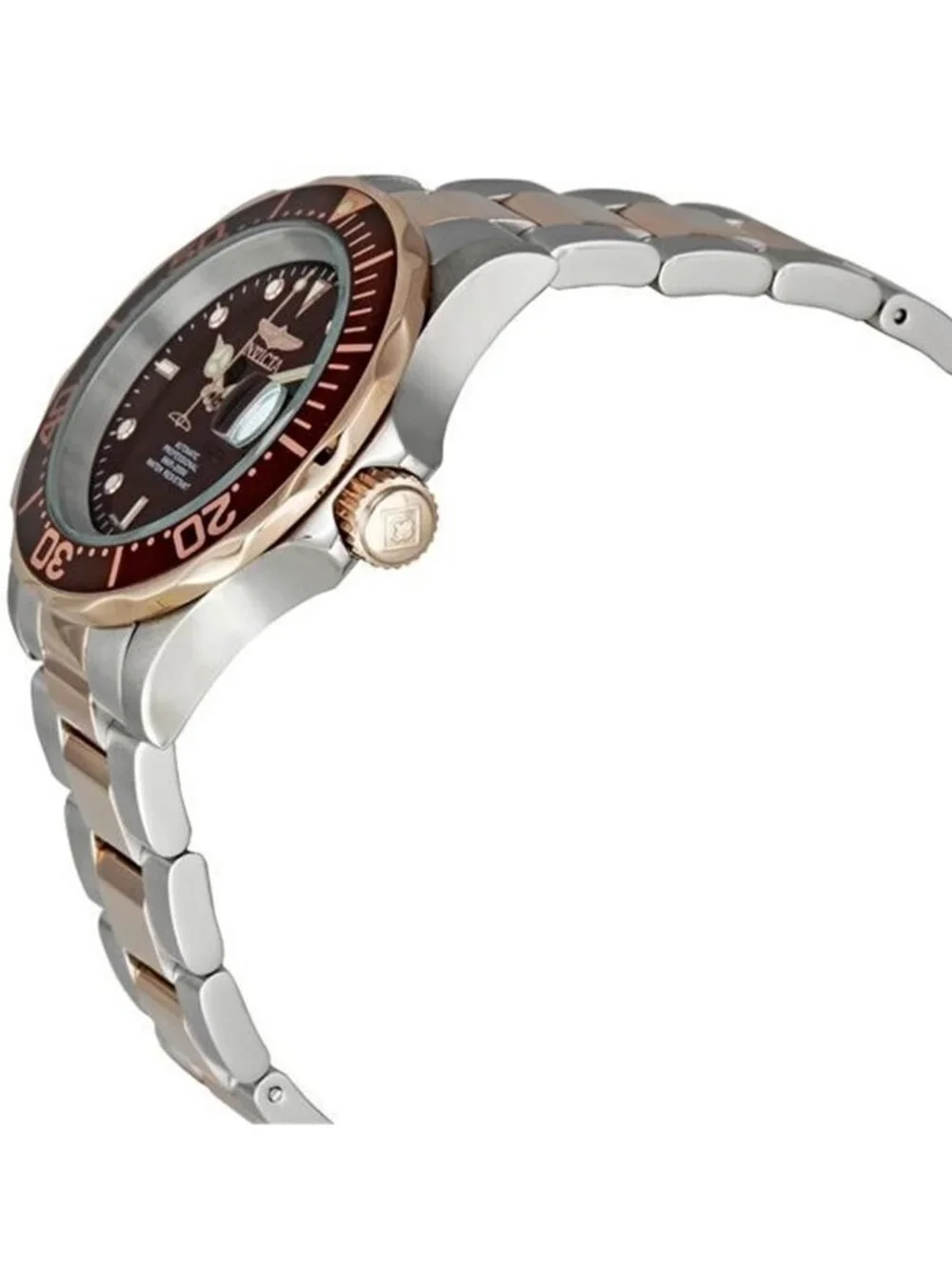 NWT Invicta Pro Diver Automatic Brown Sunray Dial Watch